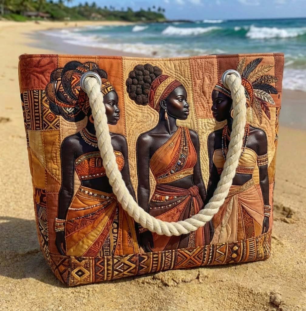 Käsintehty Ranta laukku | Melanin Queens Glow