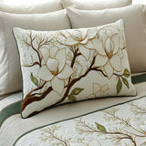 Pehmustettu Tyynynpäällinen - Magnolian Kukka
